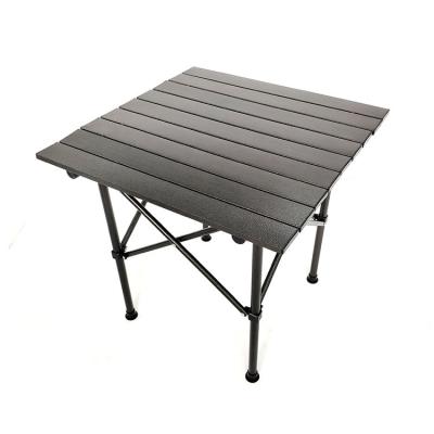 China Contemporary Custom Lightweight Portable Folding Aluminum Alloy Outdoor Side Mini Cooking Picnic Shelf Kitchen Camping Table for sale