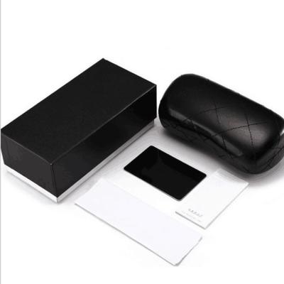 China Full PU Sun Glass Box Glass Gift Box Sunglasses Glass Case Brand Supplier Card Large Quantity Can Be Customized for sale