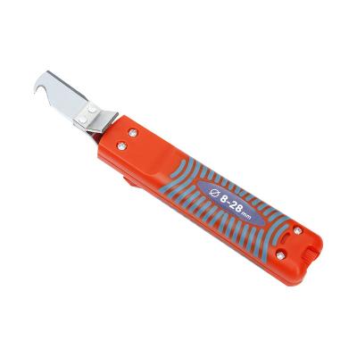 China ABS plus factory price cheap wire pp stripping chain 8-28mm cable stripping knife for cutting network wires for sale