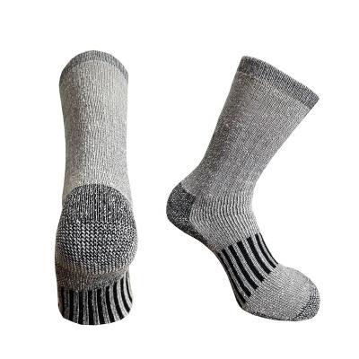 China Casual Antibacterial Antibacterial Custom Design Thick Work Wool Soft Increase Thermo Merino Socks for sale