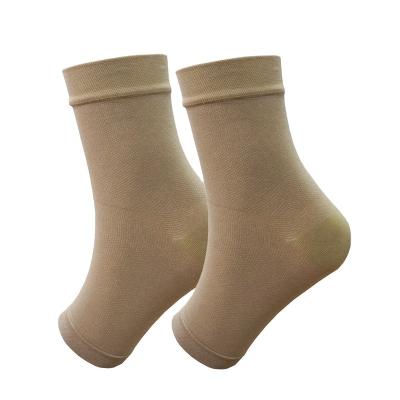 China Compression Fasciitis Ankle Support Antibacterial Custom Made Elastic Brace Elastic Naked Nylon Plantar Sleeve for sale