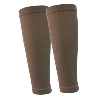 China Antibacterial Women Antibacterial Naked Calf Running Medical Nylon Spandex Compression Calf Leg Sleeve for sale