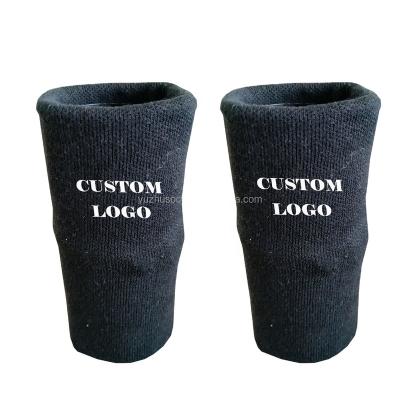 China Breath Free Logo Wrist Support Sweatband Custom Breath Free, Long Wrist Sweat Bands, Custom Embroidered Sweatbands for sale