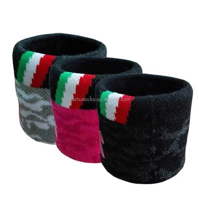 China Universal Universal Custom Popular Promotional Sports Gear Cotton Tennis Sports Sweat Wristband for sale