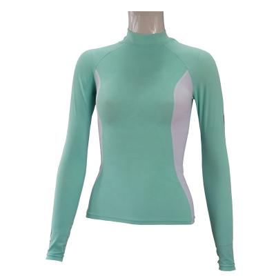 China Breathable UV-Cut UV-Cut Custom Printed Women Spandex Sports Long Sleeve Long Sleeve Anti-UV Rush Guard for sale