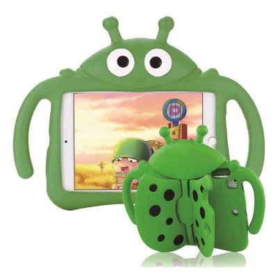 China 2021 New High Quality Tablet Cover 2021 Style Eva Beetle Shaped Shockproof Tablet Cover For Kids Ipad 6 Case for sale