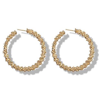 China Wholesale Boho Fashion Vintage Earring Jewelry Geometric Circle Statement Earrings For Women 2021 Girls for sale