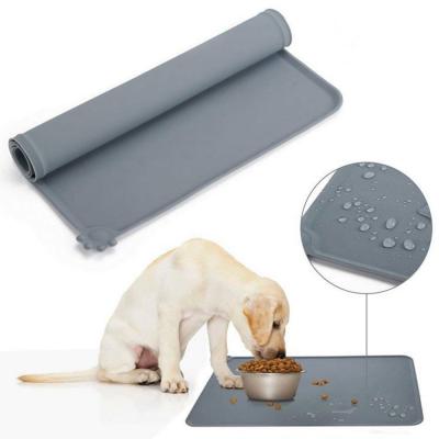 China Silicone Cooling Dog Cooling Mat Pet Food Dog Feeding Mat for sale