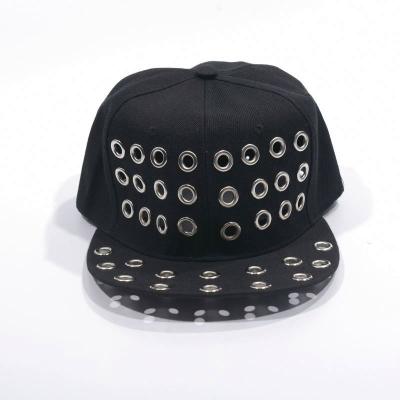 China New Cheap COMMON Hip Hop Unisex Baseball Cap With Pierce Ring Punk for sale