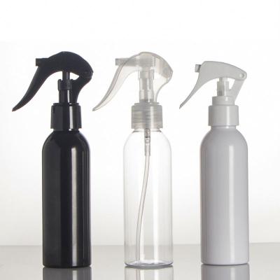 China 100ml 125ml 150ml 200ml 250ml 300ml 500ml eco-friendly plastic pet round Matte Black /white trigger spray bottle for detergent liquid for sale