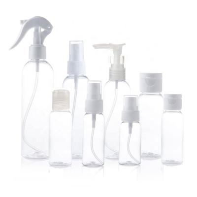 China Empty Fine 30ml 50ml 60ml 80ml 100ml 500ml Sanitizer Custom BEAUTY PACKAGING Perfume Toner Plastic Cosmetic Packaging Bottle Mist Spray Bottle for sale