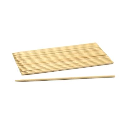 China Wholesale Natrual Wood Color Barbecue Factory Baking / Baking / Color Shape Round And Long Wooden Skewers for sale