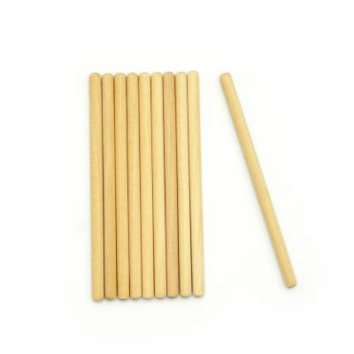 China Eco - Friendly Disposable Wooden Round Ice Cream Sticks Food Grade New Ice Cream Stick for sale