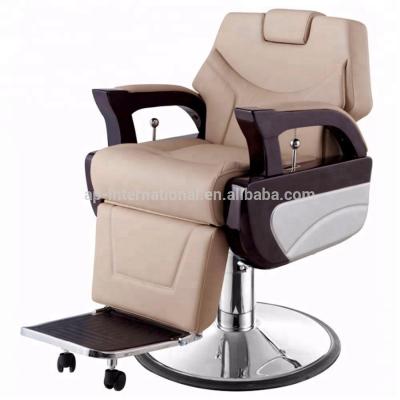 China Modern European Whole Sale AUGUSTO BARBER STORE CHAIR KHAKI HEAVY DUTY Supplier for sale