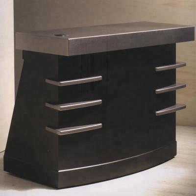 China Durable Whole Sale Salon Equipment Andromeda Reception Desk Furniture for sale