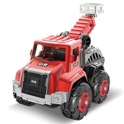 China Safety Alloy Fire Truck Model Toy Hot-selling Die-Casting Car, For Kids And Collectors for sale