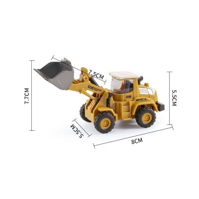 China Safety Alloy RC Forklift Crane Truck Construction Car Vehicle Toy for sale