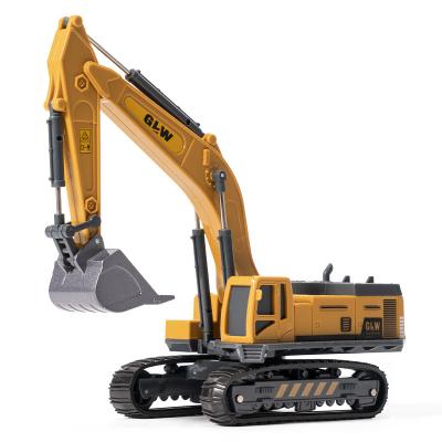 China Factory Wholesale Promotional Products 100% Safety Full Inspection Alloy Cheap Excavator Toy Car for sale