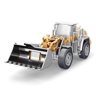 China 1:55 Safety Construction Vehicle Toy Set Car Model Toy Children Die Casting Toy Roller Forklift Model for sale