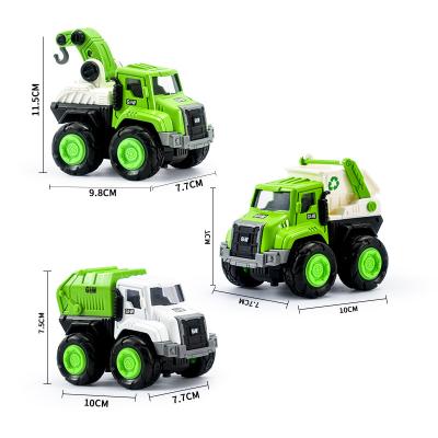 China Safety Cartoon Children Die Cast Vehicle 1:55 Scale Alloy Die Cast Toy Cars Pull Back for sale