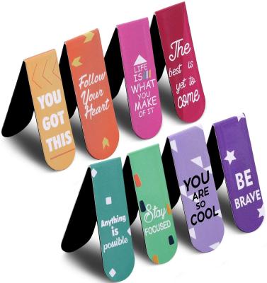 China High Quality Education Custom Print DIY Magnetic Bookmark Magnet for sale