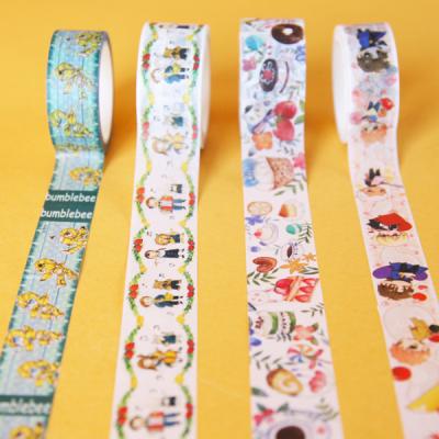 China Wholesale freon proof gift wrapping custom paper washi tape Japanese washi tape colorful washi tape for sale