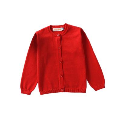 China Cotton Baby Anti-pilling Knitted Cardigan Sweaters For 12M-6Y Baby for sale