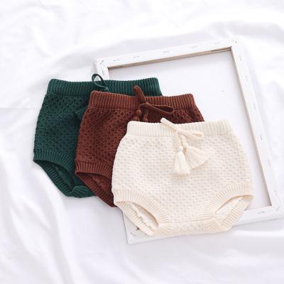 China Wholesale High Quality Cotton Logo Girl Clothes Baby Shorts Custom Made Fashion Breathable Cute Knitwear for sale