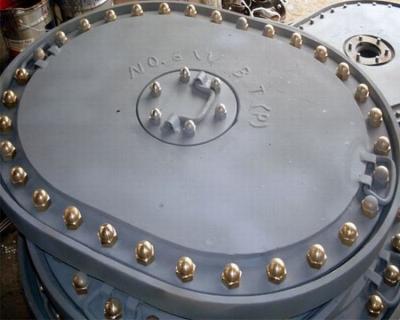 China Get in boat type B bolted steel manhole covers for sale