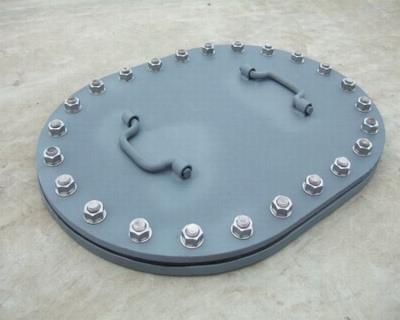 China Steel Boat Oval Single Bolt Manhole Cover For Boats for sale