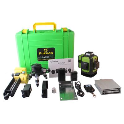 China Yes 4D Rotary Green Beam Self-Leveling 360 Degree Horizontal&Vertical 16 Lines Fukuda Green Laser Level for sale