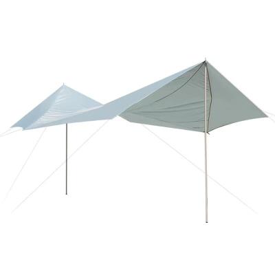 China Easy Install Soft Glamping Tarp Sun Shelter Tent Canopy Outdoor Camping Cotton Tarp for sale