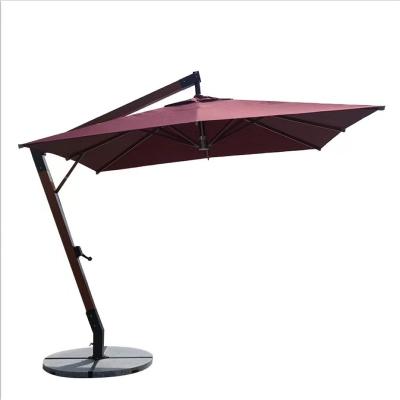 China Sun Wind Rain Make Sunshade Waterproof Cantilever Iron Cantilever Waterproof Hanging Outdoor Restaurant Umbrella Beach Canopy Sun Canopy Sun Cantilever Restaurant Banana Garden Canopy for sale