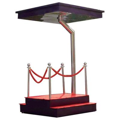 China Anti-UV Portable Temporary Security Booth Kiosk Guard House Outdoor Modern Small Security Booth for sale