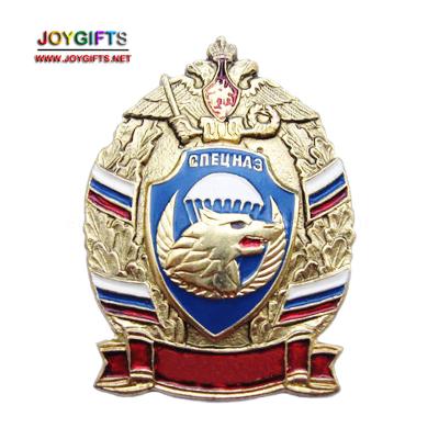 China USA Customize Justice Badge Wallet Custom Oval Badge Leather Services Badge for sale