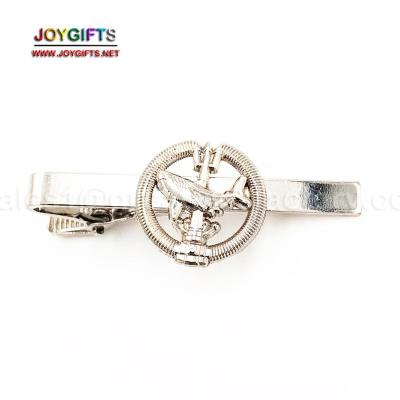 China Fast delivery custom metal cufflinks in factory make tie quality silver tie clips for sale