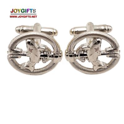 China Fast Delivery Custom Cufflinks Captain Shield Cufflinks Engravable Child Cufflinks for sale