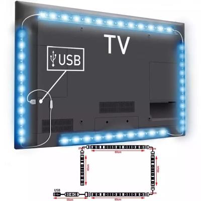 China Lower Price Residential Led Backlight RGB Flexible Villa 5050 4m 30D USB Led Strip Light With Remote For HDTV for sale