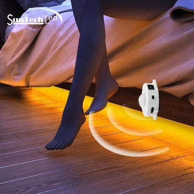 China Residential 12V 60leds/meter led under bed light with smart motion sensor Smd2835 led strip motion sensor for sale