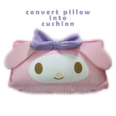 China Lovely Animals 2023 New Sanrio Plush Pillow Zipper Stuffed Plush Pillow Unzip and Change Plush Cushion for Kids and Women for sale