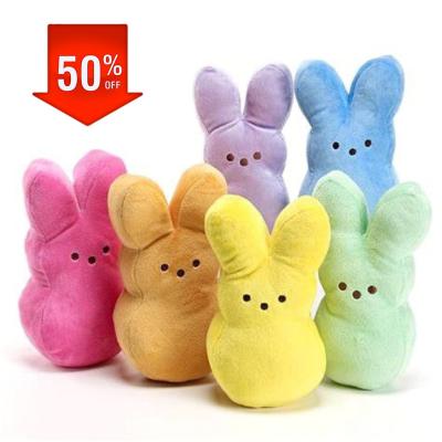 China New Product Amazon Peeps Stuffed Animal Doll Easter Bunny Peeps Bunny Peeps Bunny Peeps Doll Stuffed Animal Cartoon Border Simulation Plush Doll for sale