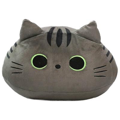 China Custom Cat Pillow Plush Animal Toys Kawaii Decoration Soft Cute Toys Plush Black Cat Pillow Plush Black Cat for sale