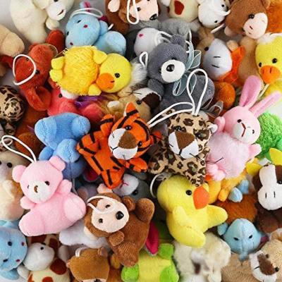 China Factory 7-10cm Mini Plush Toy Vending Machine Crane Plush Machine Doll Claw Machine Plush Toys Eco-Friendly With Keychains for sale