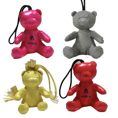 China 2023 New Doll Key Chain Teddy Bear Ornament Girl Decoration Cute Animal Leather Plush Pendant Doll For Girls for sale