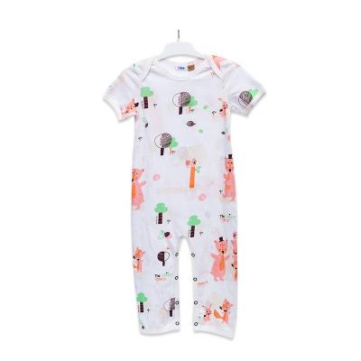 China Brand New Customized Designs Short Sleeves Set Organic Baby Romper With High Quality for sale