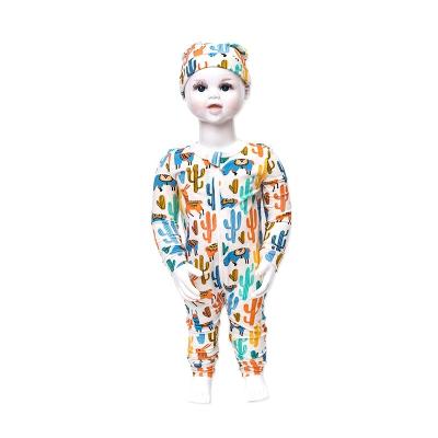 China Customized Designs Summer Baby Pajamas Romper Cotton Custom Printed Baby Boy Newborn Jumpsuit Long Sleeve Baby Zipper Pajamas for sale