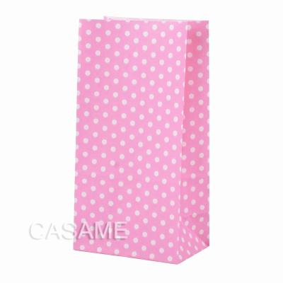 China Recyclable Pink Baby Wedding Lightweight Candy Bags Party Favor Bags Pour Paper Bag Wedding Party Favor Gift Bag for sale