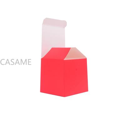 China Mini Ring Paper Boxes Chocolate Gift Biodegradable Small Red Candy Square Girl Sweet Envelope Packaging Box For Wedding Decorations Supplies for sale