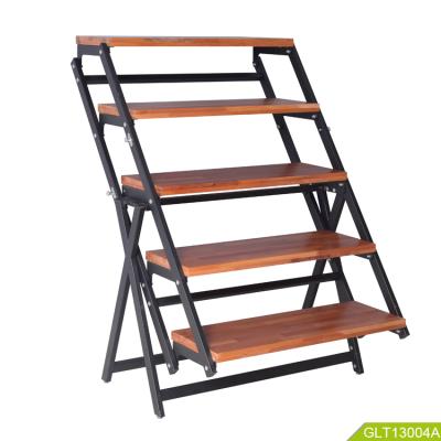 China ODM/OEM Solid Wood Solid Wood Multi Function Shelf and Table Two in One for sale