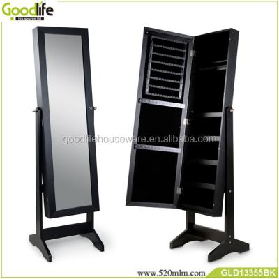 China China Supplier Foshan Factory Eco-friendly Mirror Jewelry Cabinet With Lady Girl for sale